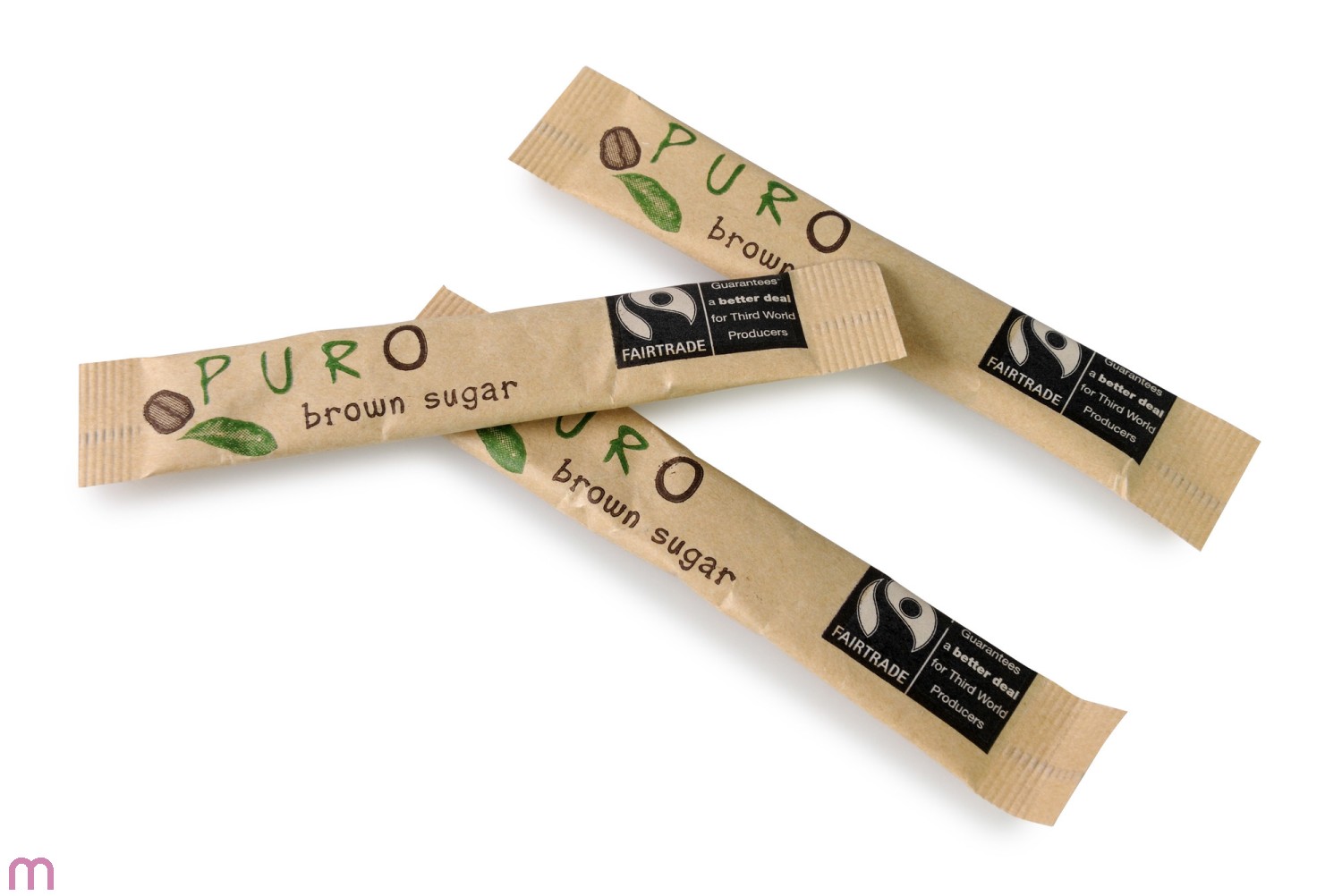 Puro Zuckersticks braun 1000 x 3g Fairtrade, Portionspackung